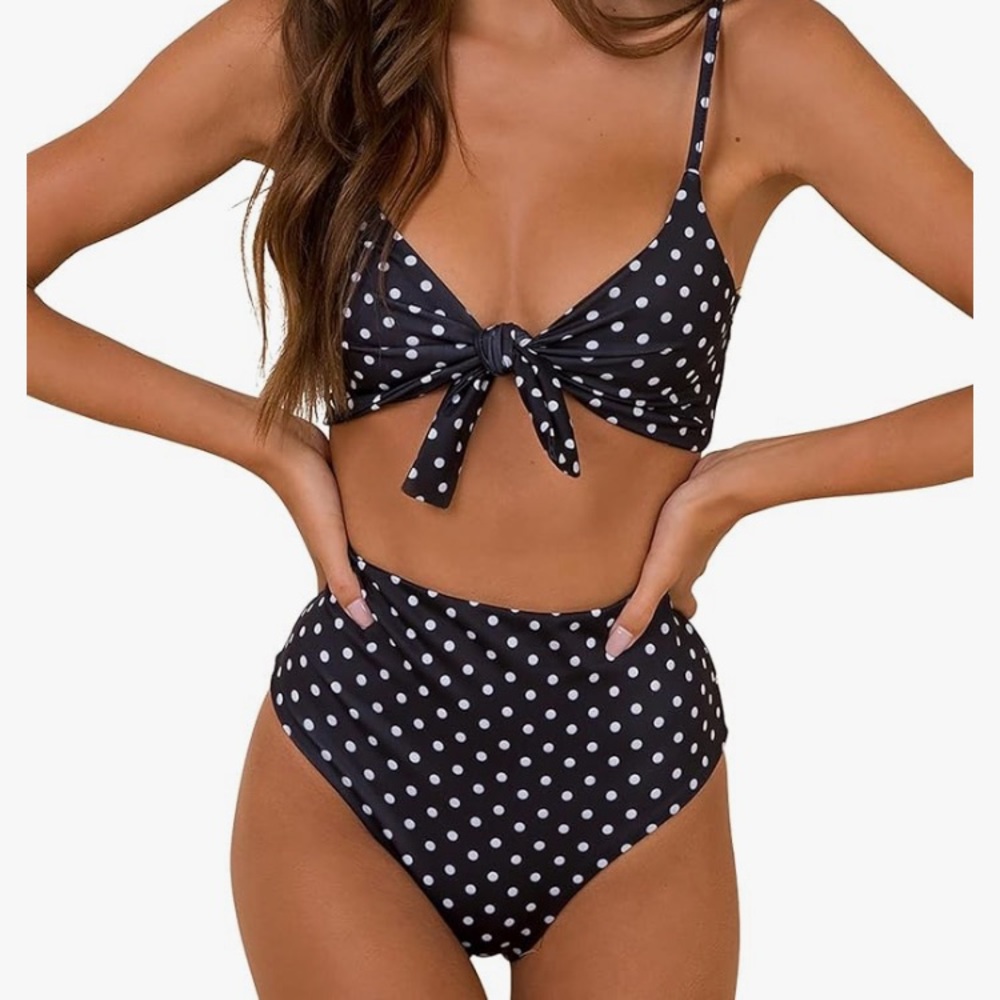 NWOT Honlyps Bikini Swimwear Dots